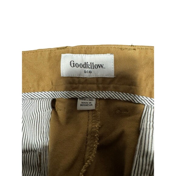 Goodfellow Straight Chino Men’s Pants 38x36 NWT Brown - Picture 8 of 14